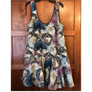 Free People Floral tunic dress XS